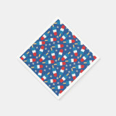 Serviette En Papier Été 4 juillet Patriotique Popsicles (Coin)