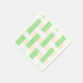 Serviette En Papier Été carreau vert (Coin)