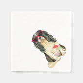 Serviette En Papier Été Cavalier (Devant)