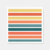 Serviette En Papier Été de '77 Stripes (Devant)