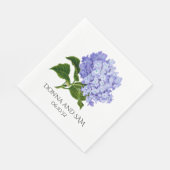 Serviette En Papier Été Floral Hydrangea Mariage Cocktail Napkins (Coin)