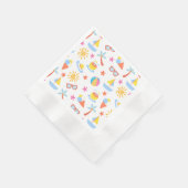 Serviette En Papier Été joueur (Coin)