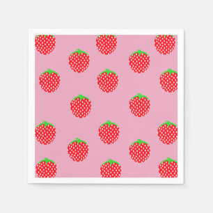 Serviette En Papier Été Merveilleux aux Fruits Rouges