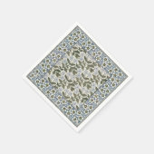 Serviette En Papier Été Périwinkel Fleur Plutôt Élégant Floral (Coin)