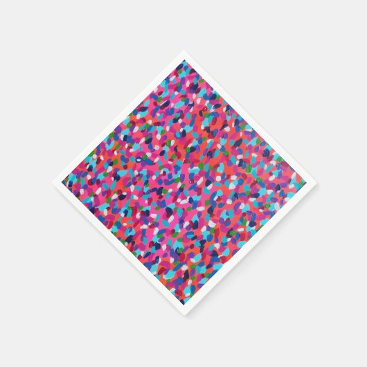 Serviette En Papier Eté rêve Impression Abstraite (Coin)