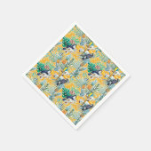 Serviette En Papier Été tropical (Coin)