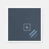 Serviette En Papier Ethan's Bar Mitzvah Cocktail Napkin (Devant)