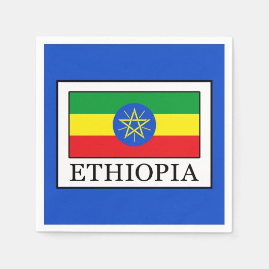 Serviette En Papier Éthiopie (Devant)