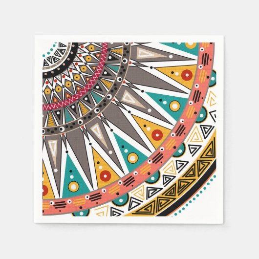 Serviette En Papier Ethnic (Devant)