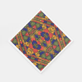 Serviette En Papier Ethno africain sans couture traditionnelle motif (Coin)