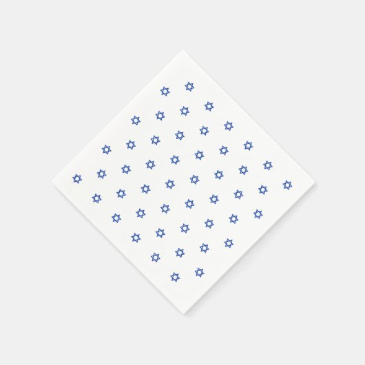 Serviette En Papier Étoile bleue de David White (Coin)