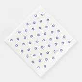 Serviette En Papier Étoile bleue de David White (Coin)