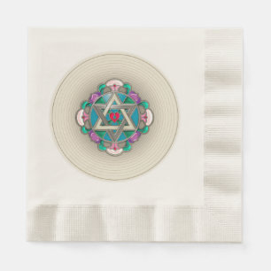 Serviette En Papier Étoile de jardin