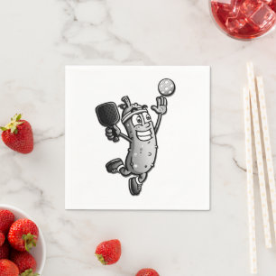 Serviette En Papier Étoile de Pickleball