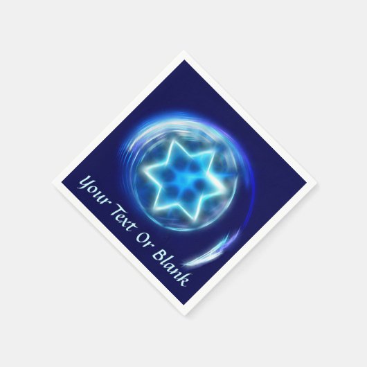 Serviette En Papier Étoile encerclée (Coin)