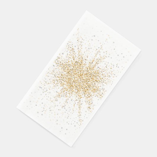 Serviette En Papier Étoile lumineuse 2 (Coin)