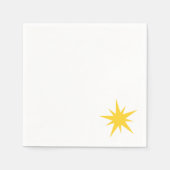 Serviette En Papier Étoile - Napkins (Devant)