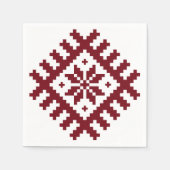 Serviette En Papier étoile nordique (Devant)