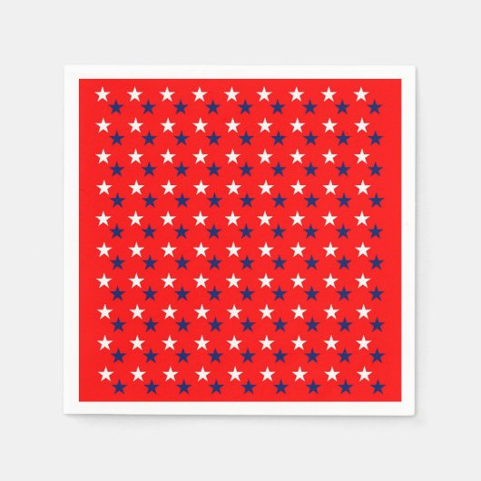 Serviette En Papier Étoiles (Devant)