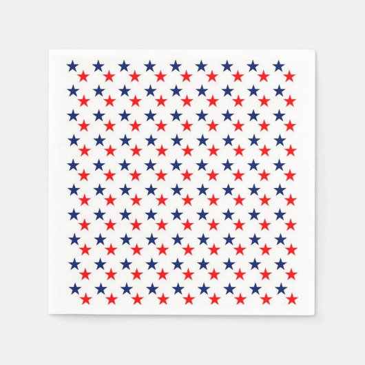 Serviette En Papier Étoiles (Devant)