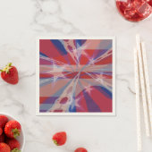 Serviette En Papier étoiles asymétriques (En situation)