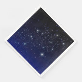 SERVIETTE EN PAPIER ÉTOILES DANS L'ESPACE (Coin)