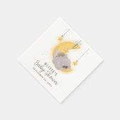 Serviette En Papier Étoiles de la lune de l'ours dormant Baby shower n (Coin)