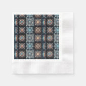 Serviette En Papier étoiles de Noël (Devant)