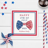 Serviette En Papier Étoiles Et 4 juillet