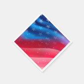 Serviette En Papier Étoiles et bandes (Coin)