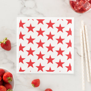 Serviette En Papier Étoiles Motif 14