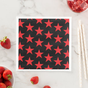 Serviette En Papier Étoiles Motif 9