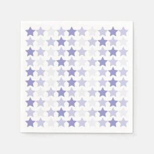 Serviette En Papier Étoiles Patriotique Blue Ombre