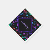 Serviette En Papier Étoiles personnalisées 'n Stuff Motif (Coin)