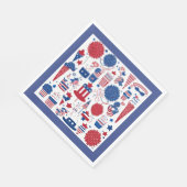 Serviette En Papier Étoiles, rayures et shenanigans serviettes en papi (Coin)