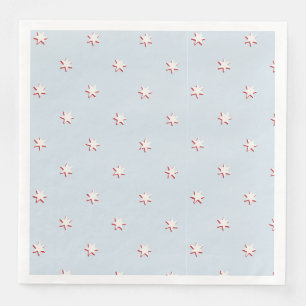 Serviette En Papier Étoiles Rouge Blanc et Bleu, Quatre Juillet