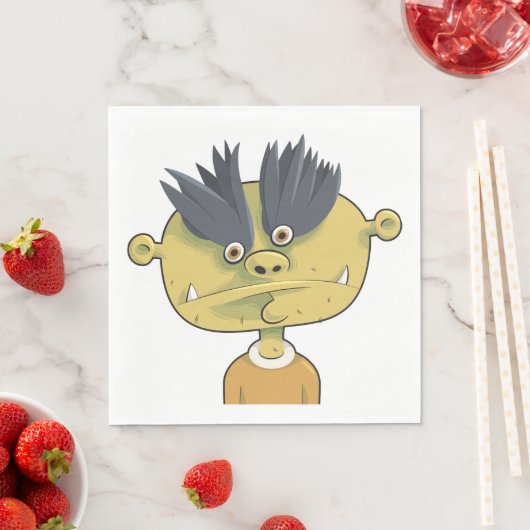 Serviette En Papier Étrange personne Alien (En situation)