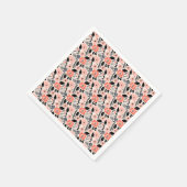 Serviette En Papier Être Fleur sauvage Dans Un Jardin Plein De Roses (Coin)