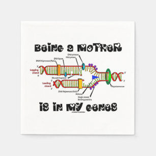 Serviette En Papier Être Mère Est Dans Mon Genre La Réplication De L'A