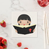 SERVIETTE EN PAPIER ÉTUDE DE LA BIBLE (En situation)