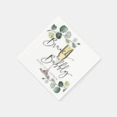 Serviette En Papier Eucalyptus Brunch et serviettes Bubbly (Coin)