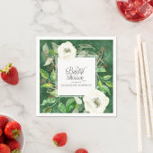 Serviette En Papier Eucalyptus Feuilles de semence Folift Wreath BOHO  (En situation)