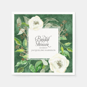 Serviette En Papier Eucalyptus Feuilles de semence Folift Wreath BOHO