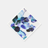 Serviette En Papier Eucalyptus gomme Feuille aquarelle art (Coin)