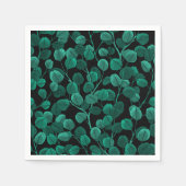 Serviette En Papier Eucalyptus noir (Devant)