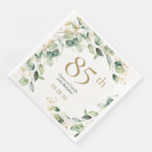 Serviette En Papier Eucalyptus pour les 85 ans (Coin)