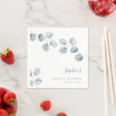 Serviette En Papier Eucalyptus Simplicité | Mariage ou Shower de Marié (En situation)