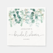 Serviette En Papier Eucalyptus verdure élégante serviettes de douche n (Devant)