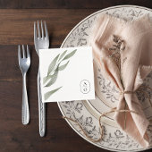 Serviette En Papier Eucalyptus Wedding Reception Napkins