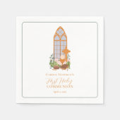 Serviette En Papier Eucharistie de la première communion simple (Devant)